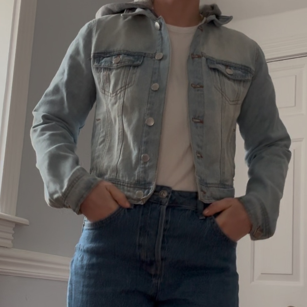 Women’s Light Blue Denim Jacket - Picture 3 of 6